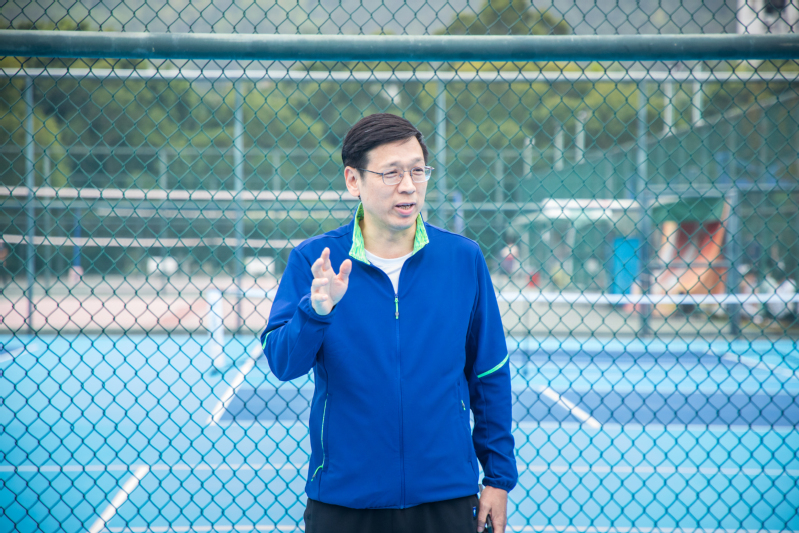 我校举办首届教工匹克球培训班