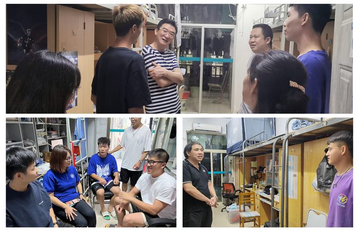 温情陪伴！校领导与留校学生共度国庆假期